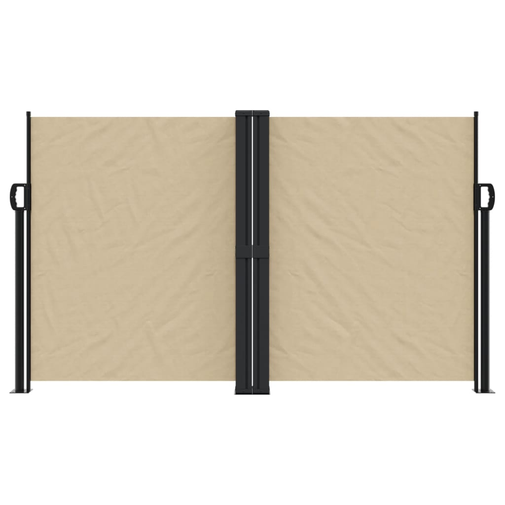 Toldo lateral retrátil 140x1200 cm bege