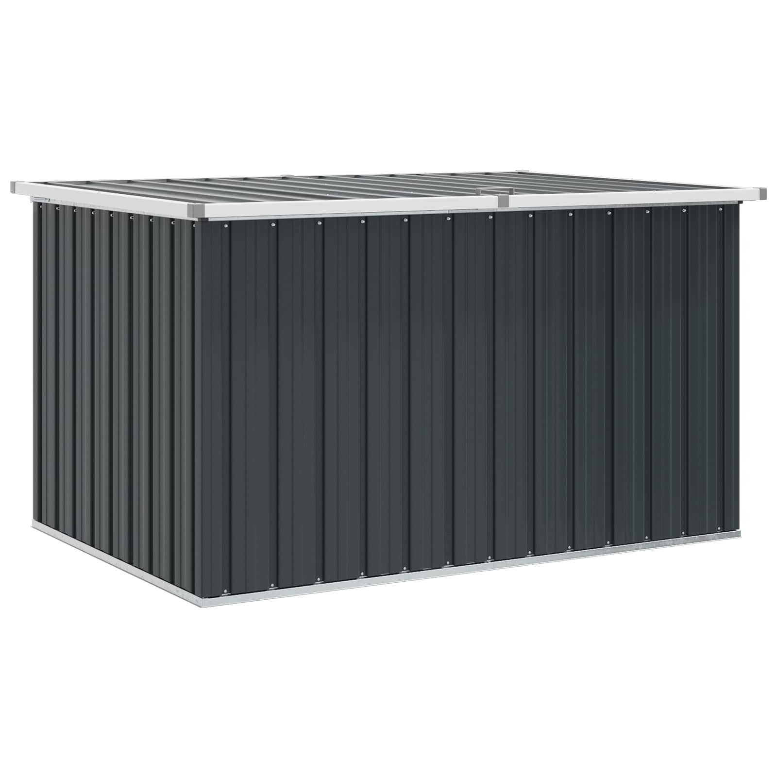 Caixa de arrumação para jardim 149x99x93 cm antracite
