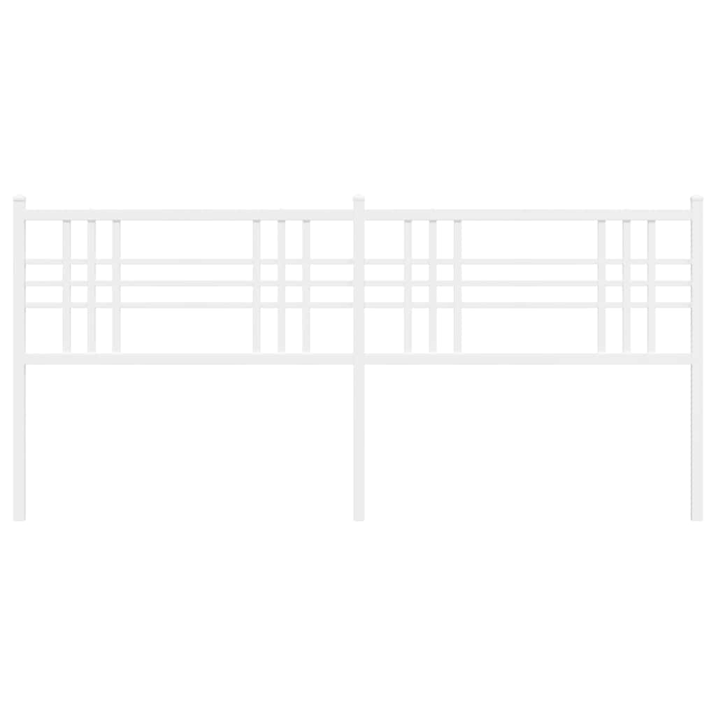 Cabeceira de substituição 180 cm metal branco