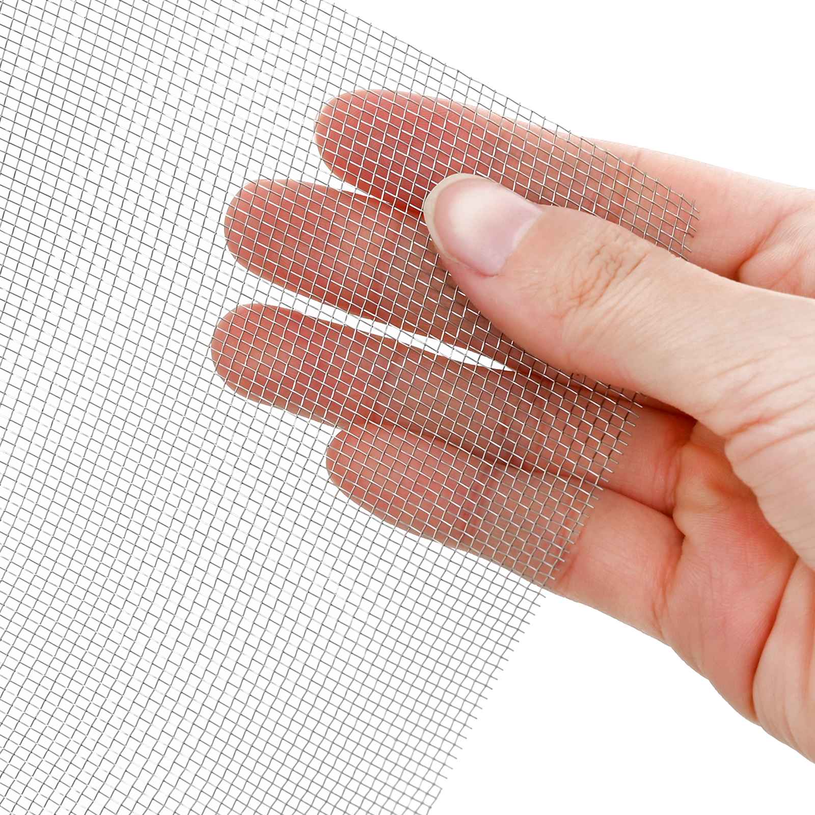 Tela de malha 120 x 2000 cm 18 mesh aço inoxidável 304 prateado