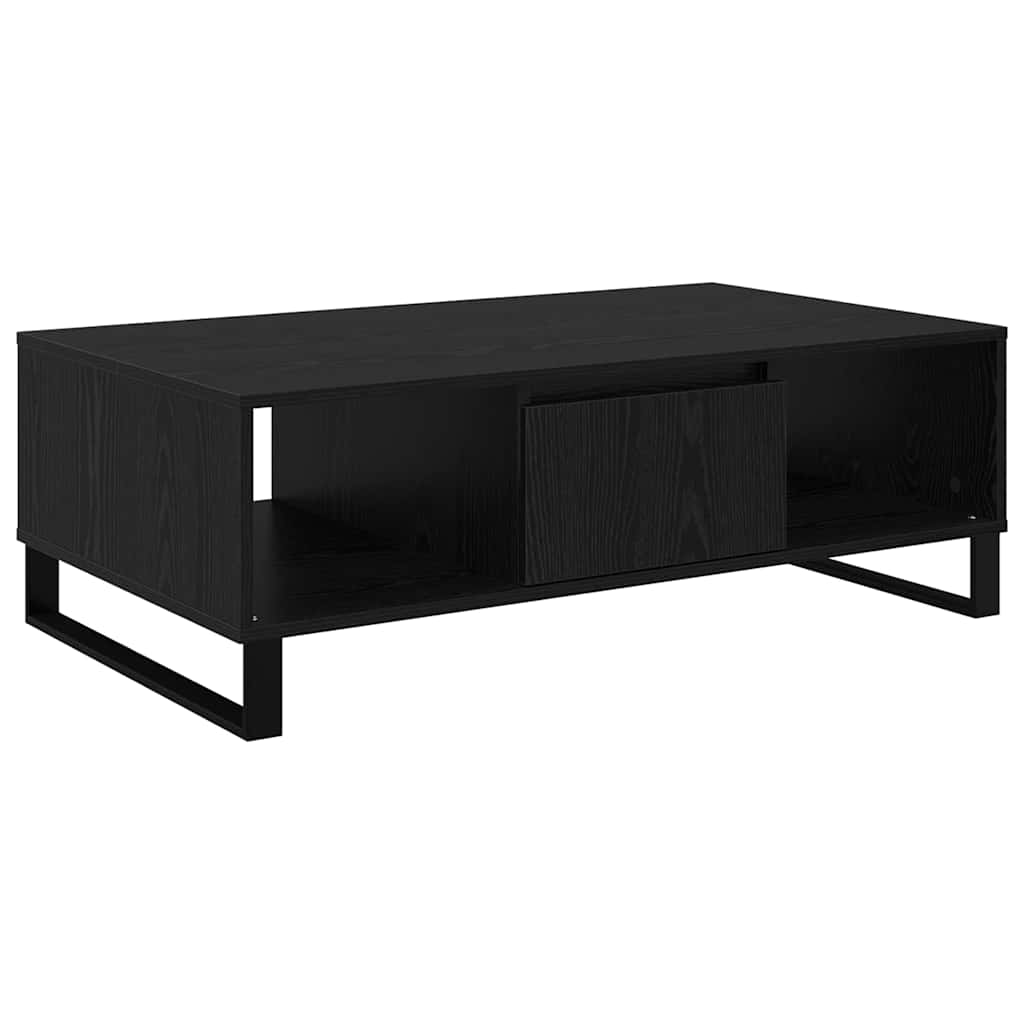 Mesa de centro carvalho preto 104 x 60 x 35 cm