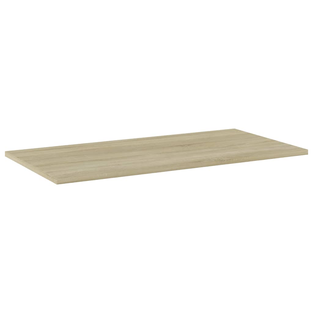 Prateleiras estante 4pcs 80x40x1,5cm contraplacado cor carvalho