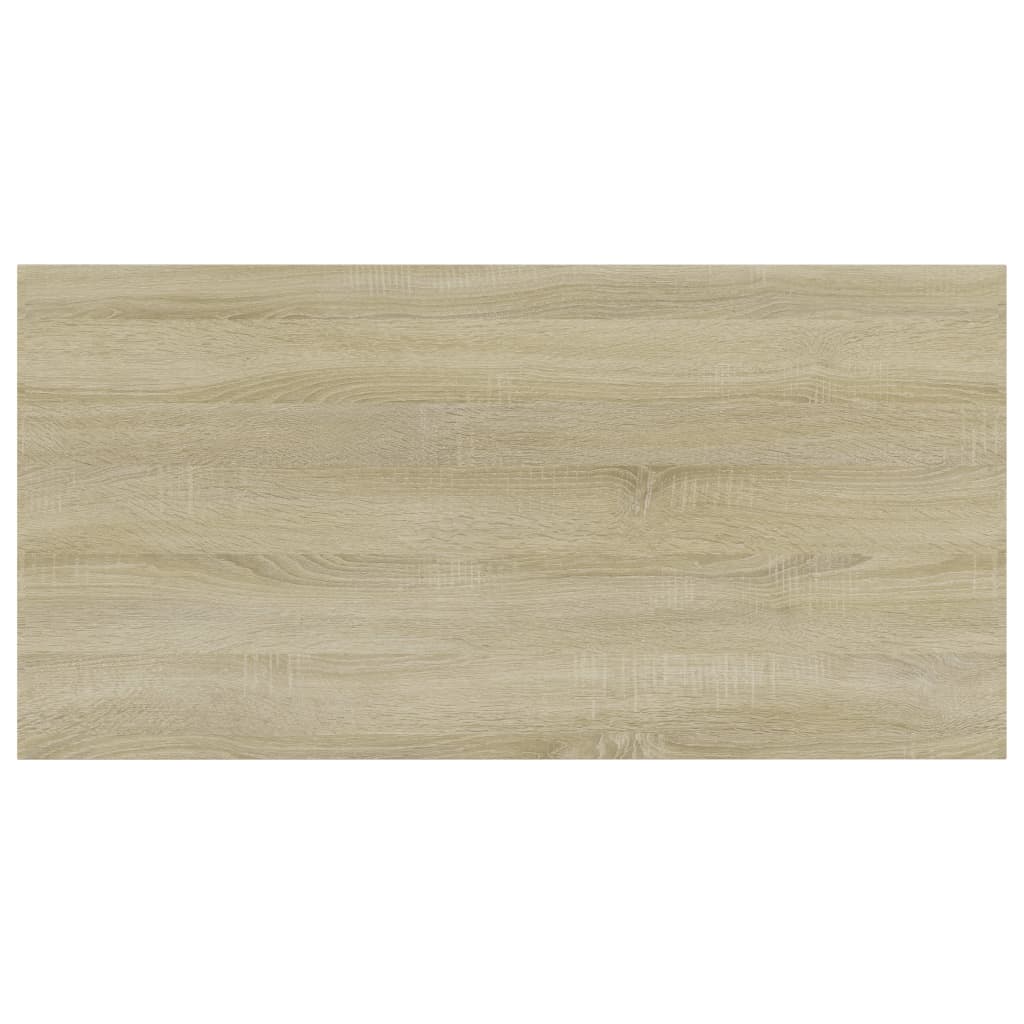 Prateleiras estante 4pcs 80x40x1,5cm contraplacado cor carvalho