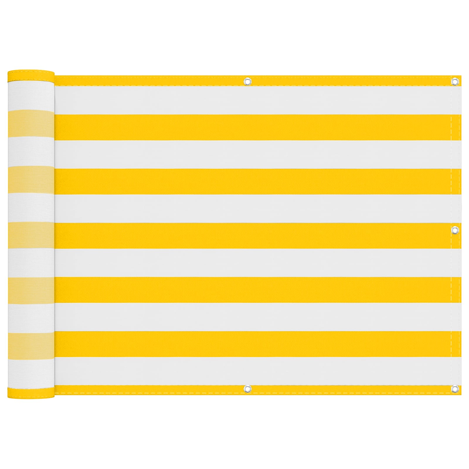 Tela de varanda amarelo e branco 75 x 200 cm