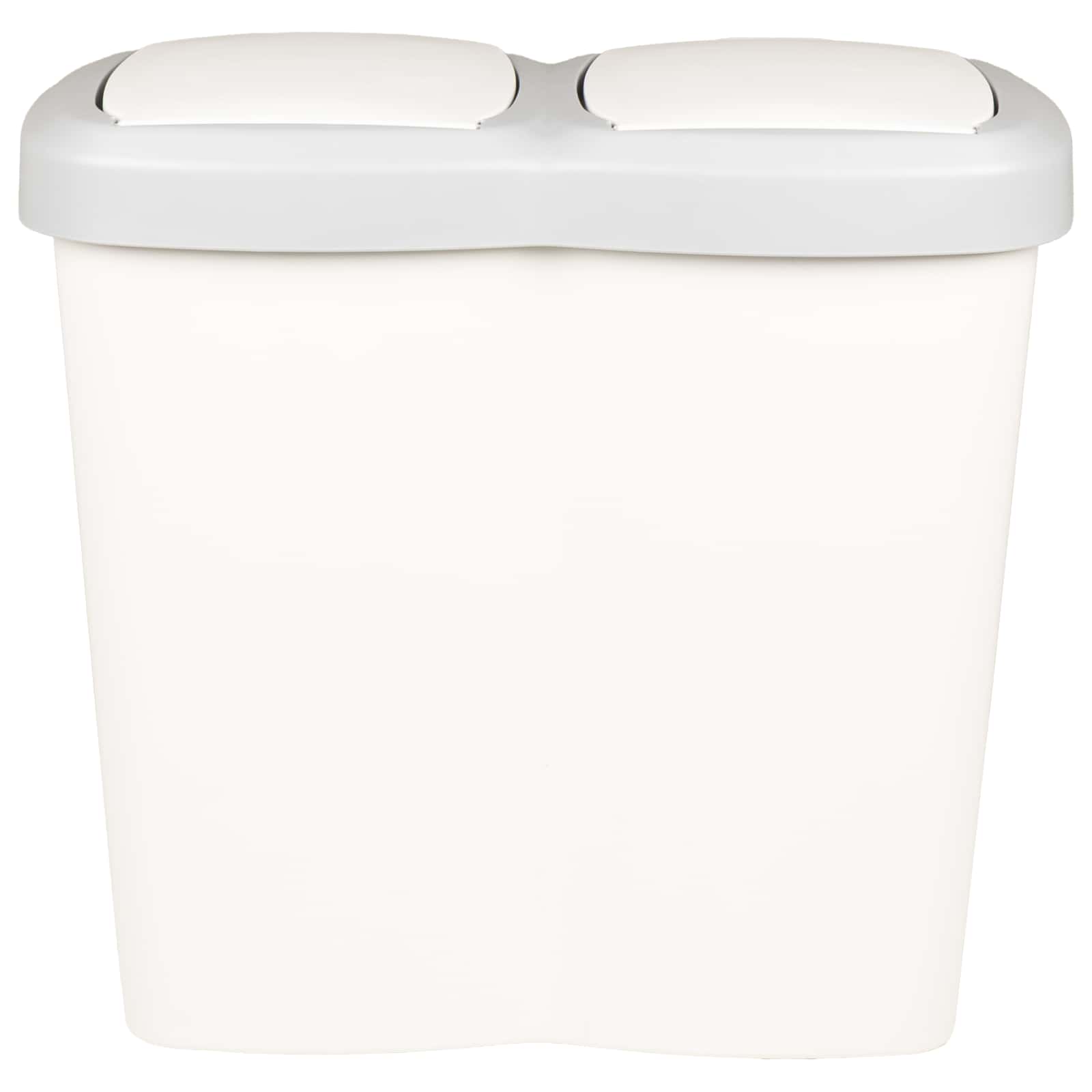 Lixeira branco 49,5 x 30 x 46,5 cm PP