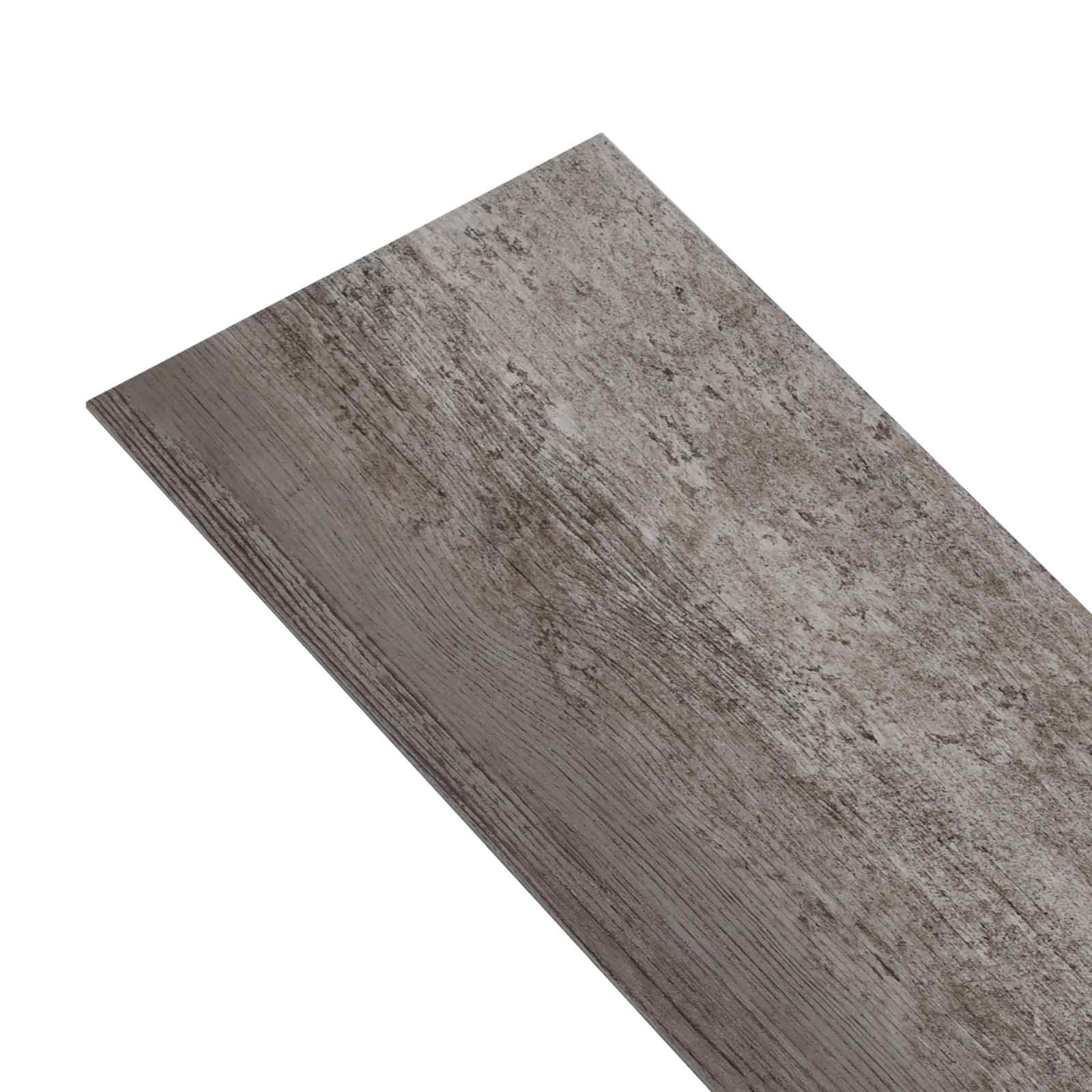 Pranchas de piso PVC autoadesivas madeira listrada 30,5 x 61 cm