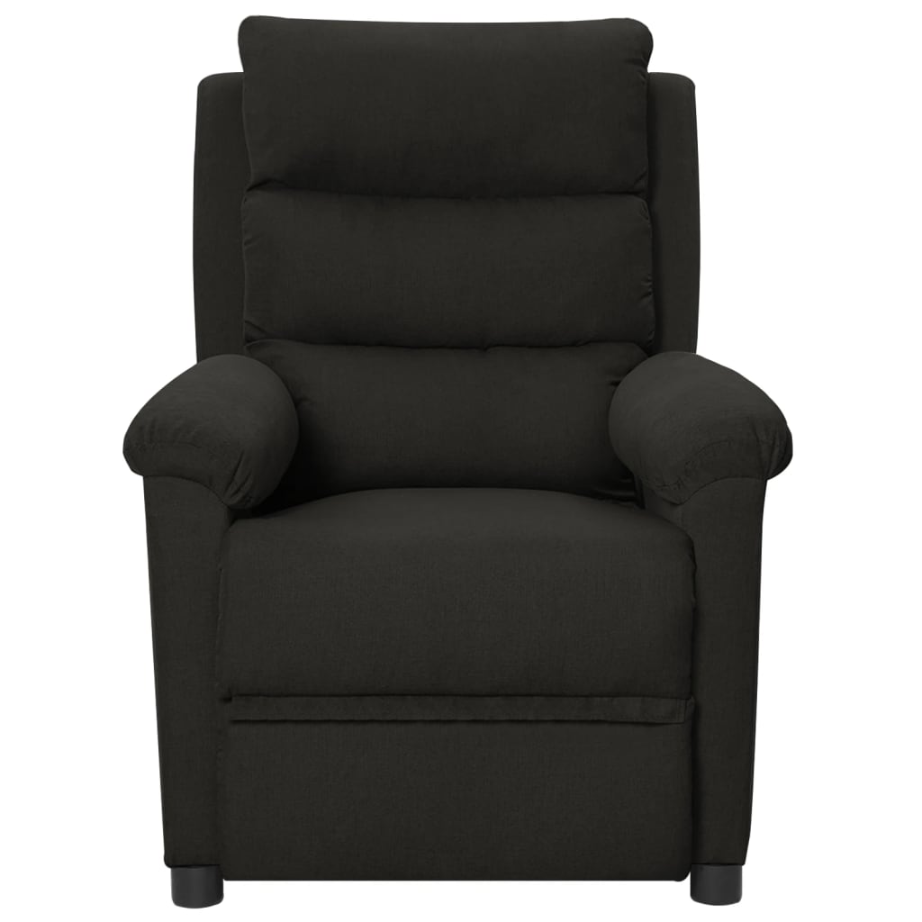 Poltrona elétrica reclinável tecido preto