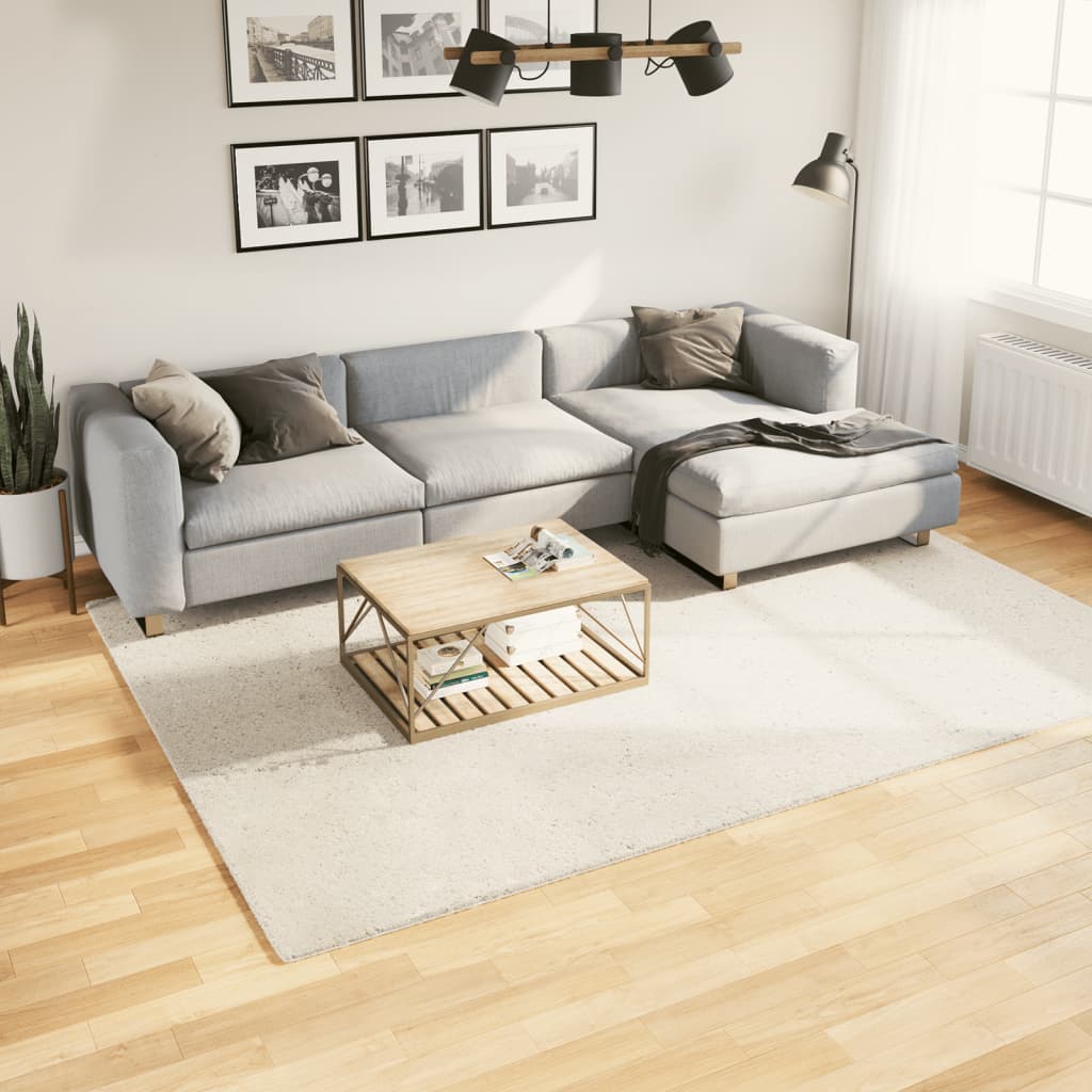 Tapete de pelo curto oviedo 200x280 cm bege