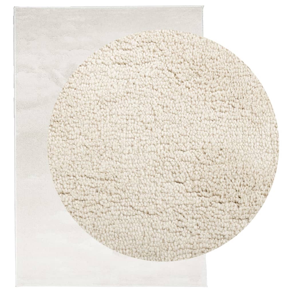 Tapete de pelo curto oviedo 200x280 cm bege