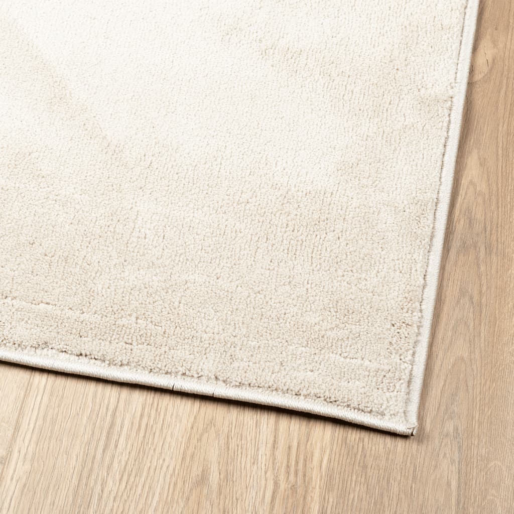 Tapete de pelo curto oviedo 200x280 cm bege