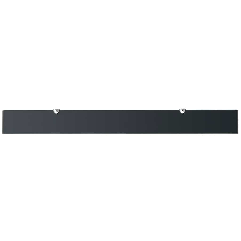 Prateleiras flutuantes 2 pcs vidro 100x10 cm 8 mm