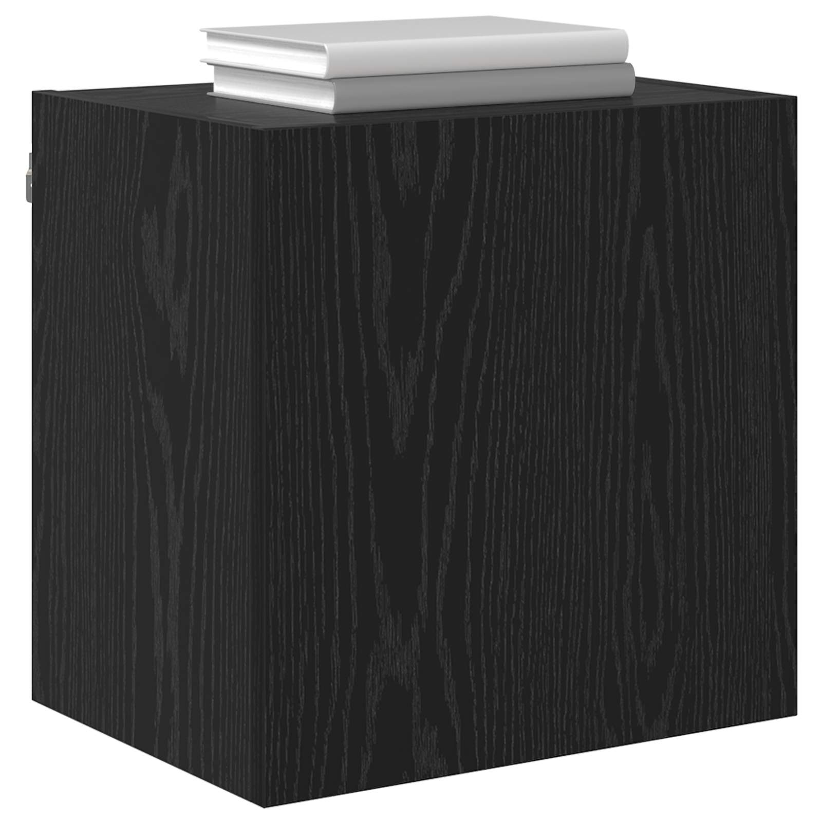 Gabinetes de TV na parede 2 unid. carvalho preto