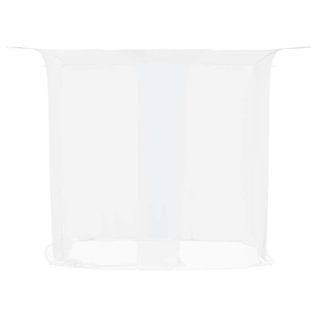 Rede mosquiteira suspensa malha branco 220x150x180 cm