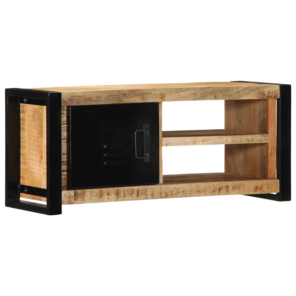 Móvel de TV 80x30x35 cm madeira mangueira áspera maciça