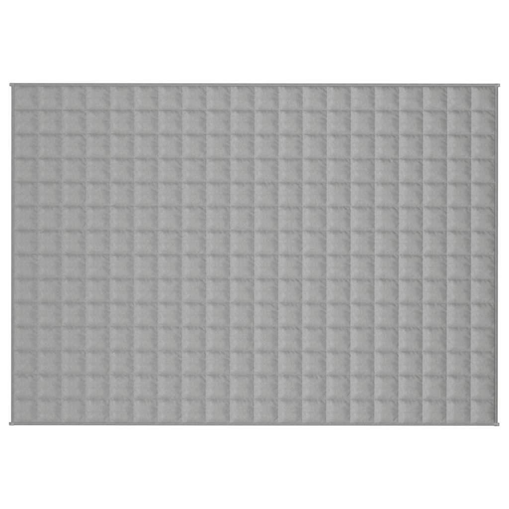 Manta pesada 10 kg 138x200 cm tecido cinza