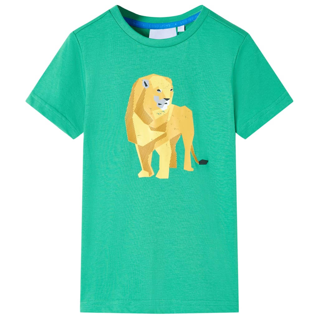 T-shirt de criança verde 104