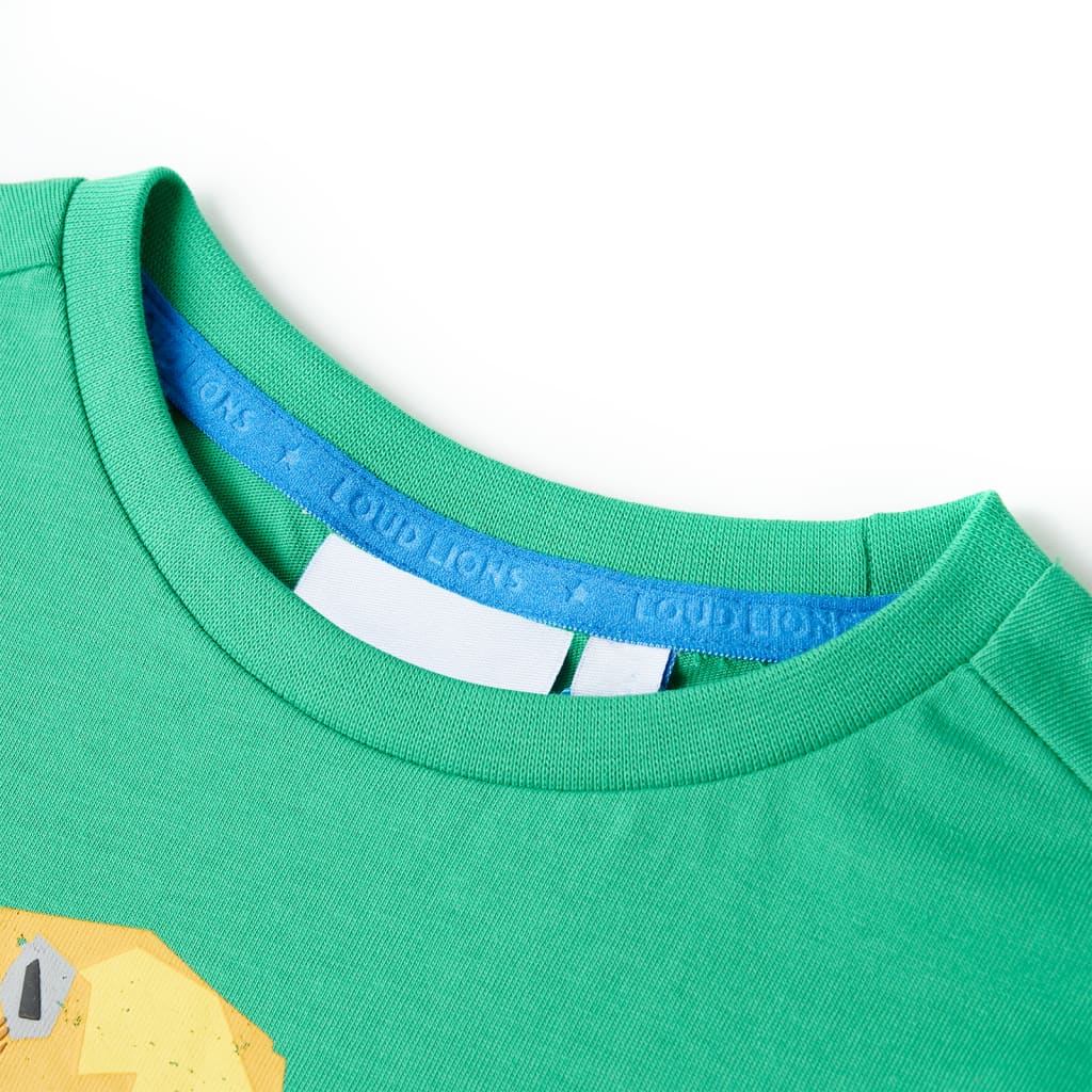 T-shirt de criança verde 104