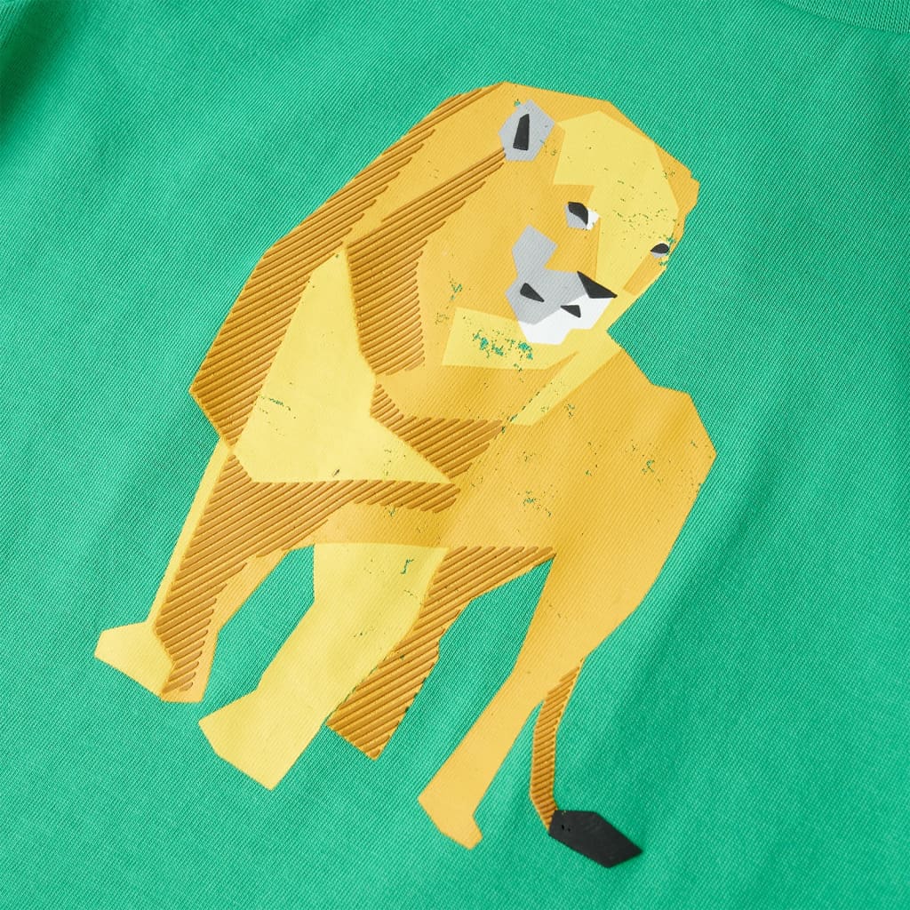 T-shirt de criança verde 104