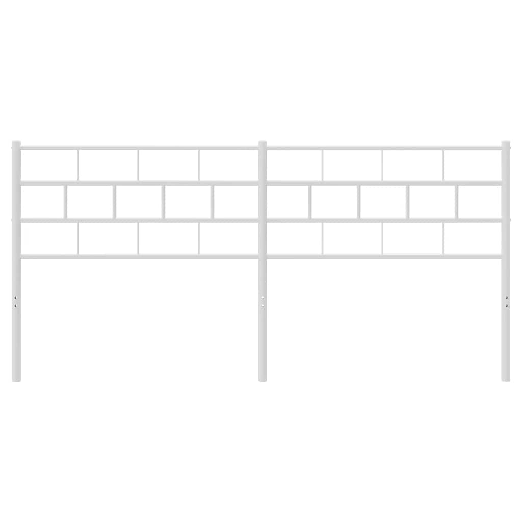 Cabeceira de substituição 193 cm metal branco