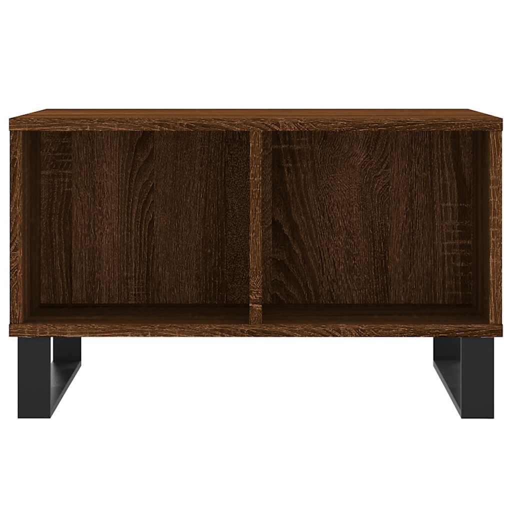 Mesa de centro 60x50x36,5cm derivados madeira carvalho castanho