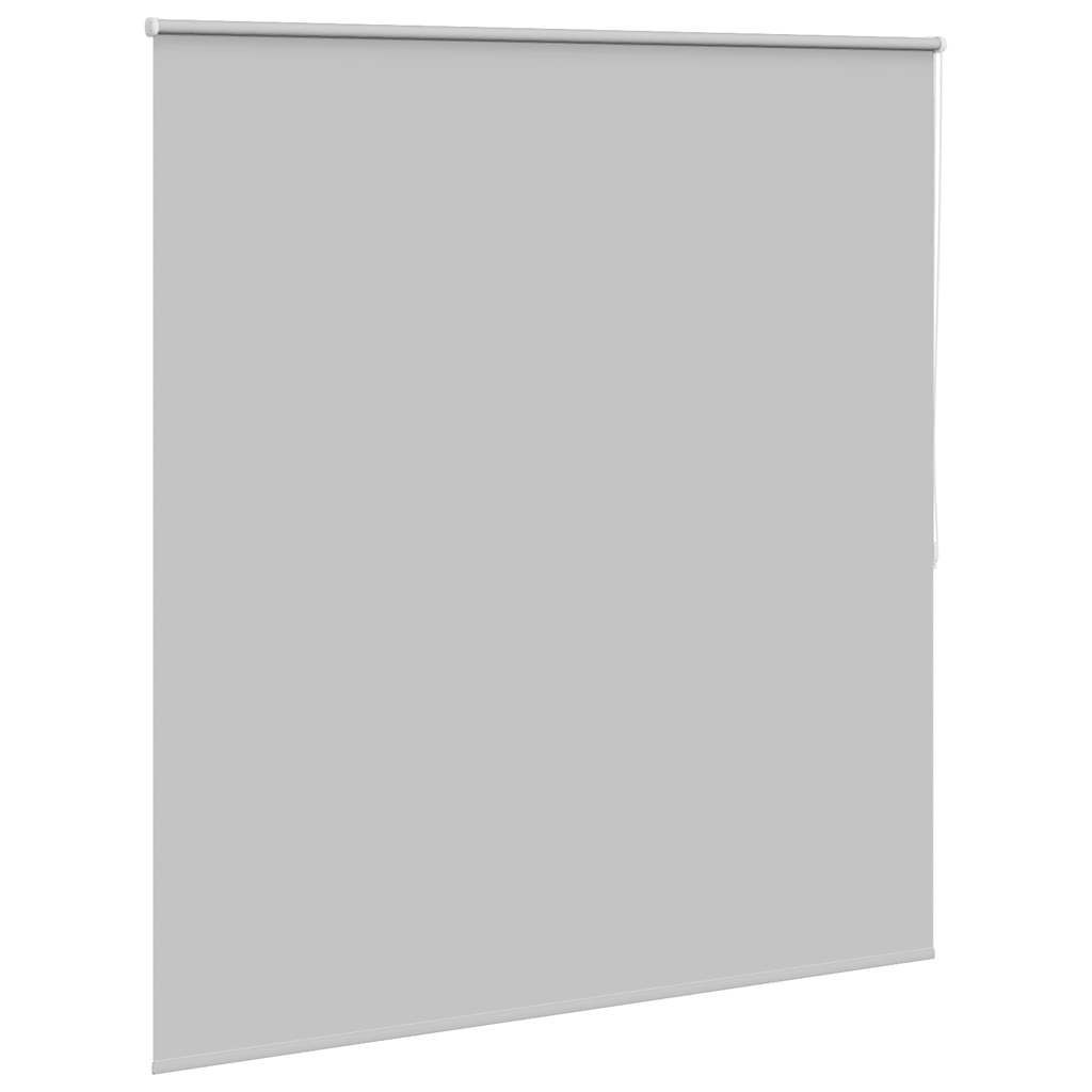 Cortina de rolo blackout, 164,4 x 175 cm, largura do tecido 160 cm, cinza