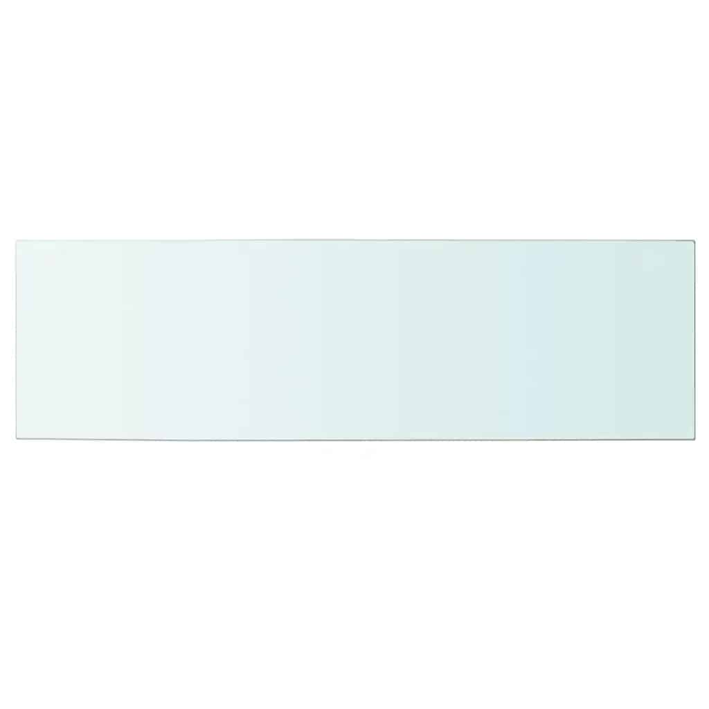 Prateleira de vidro 100x30 cm transparente