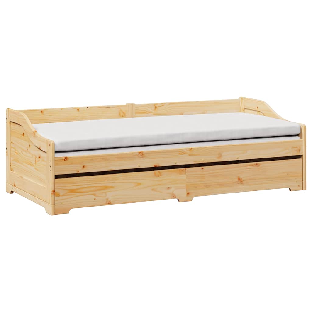 Sofá-cama com gavetão sem colchão irun 90x200 cm