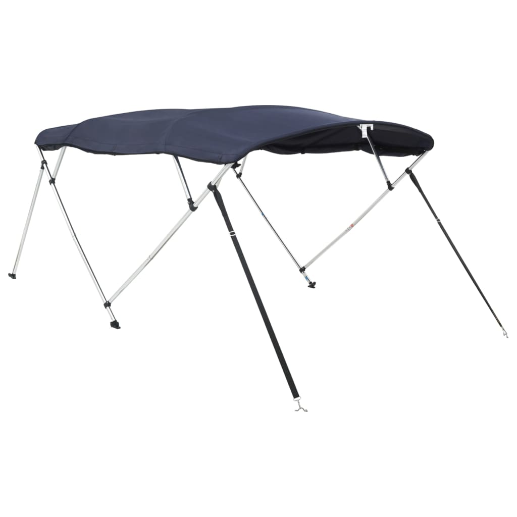 Toldo de 4 arcos bimini c/ paredes laterais 243x(200-213)x137cm