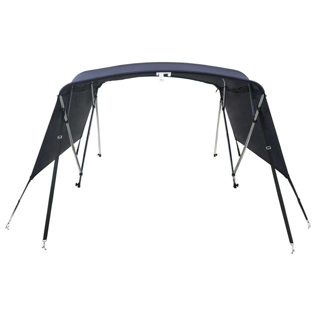 Toldo de 4 arcos bimini c/ paredes laterais 243x(200-213)x137cm