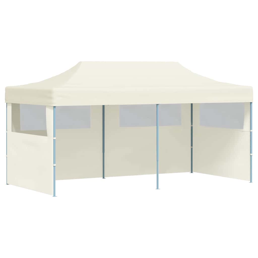 Tenda para festas pop-up dobrável 3 x 6 m creme