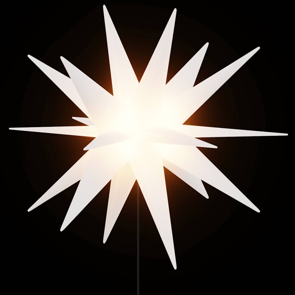 Luz de natal com estaca LED dobrável 57 cm branco