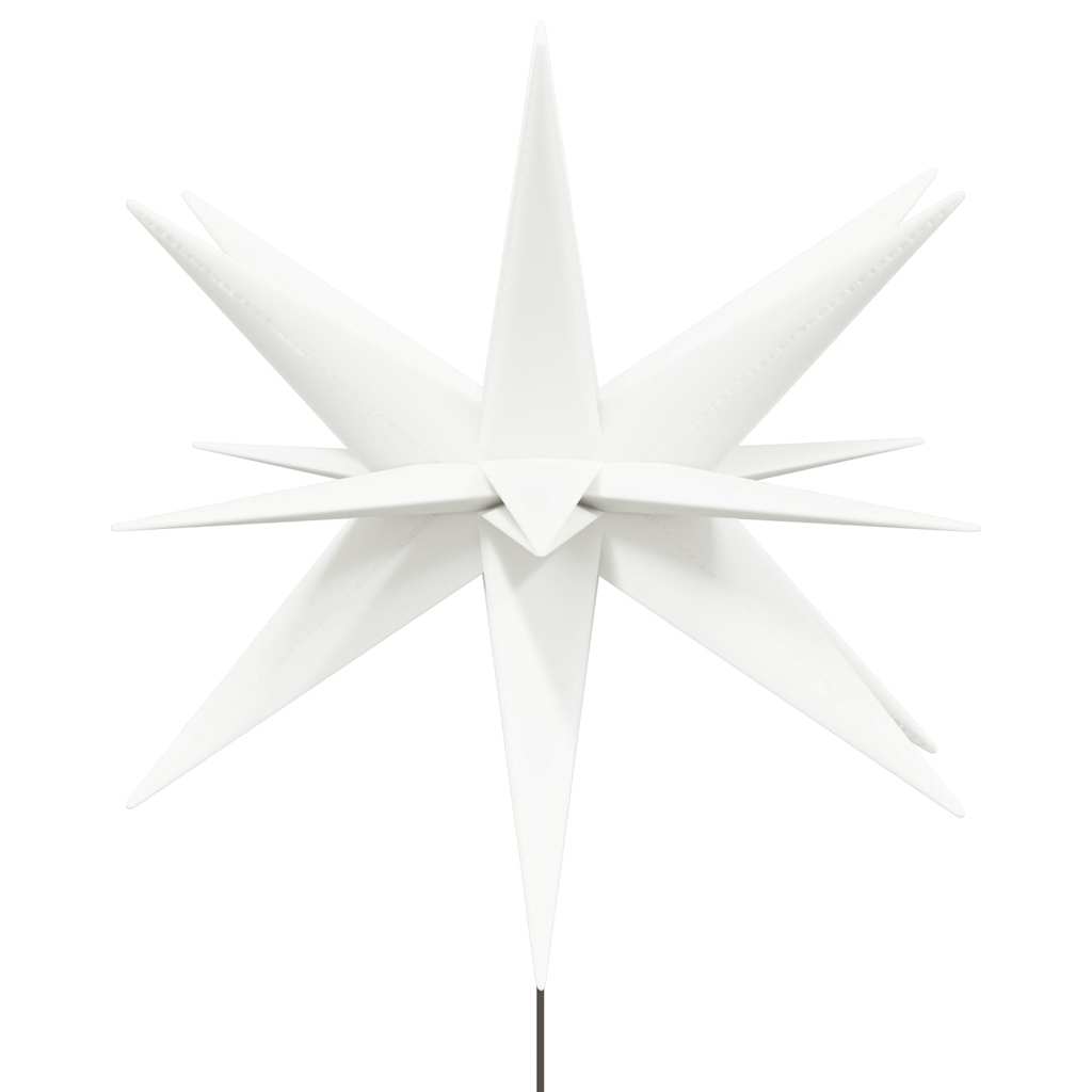 Luz de natal com estaca LED dobrável 57 cm branco