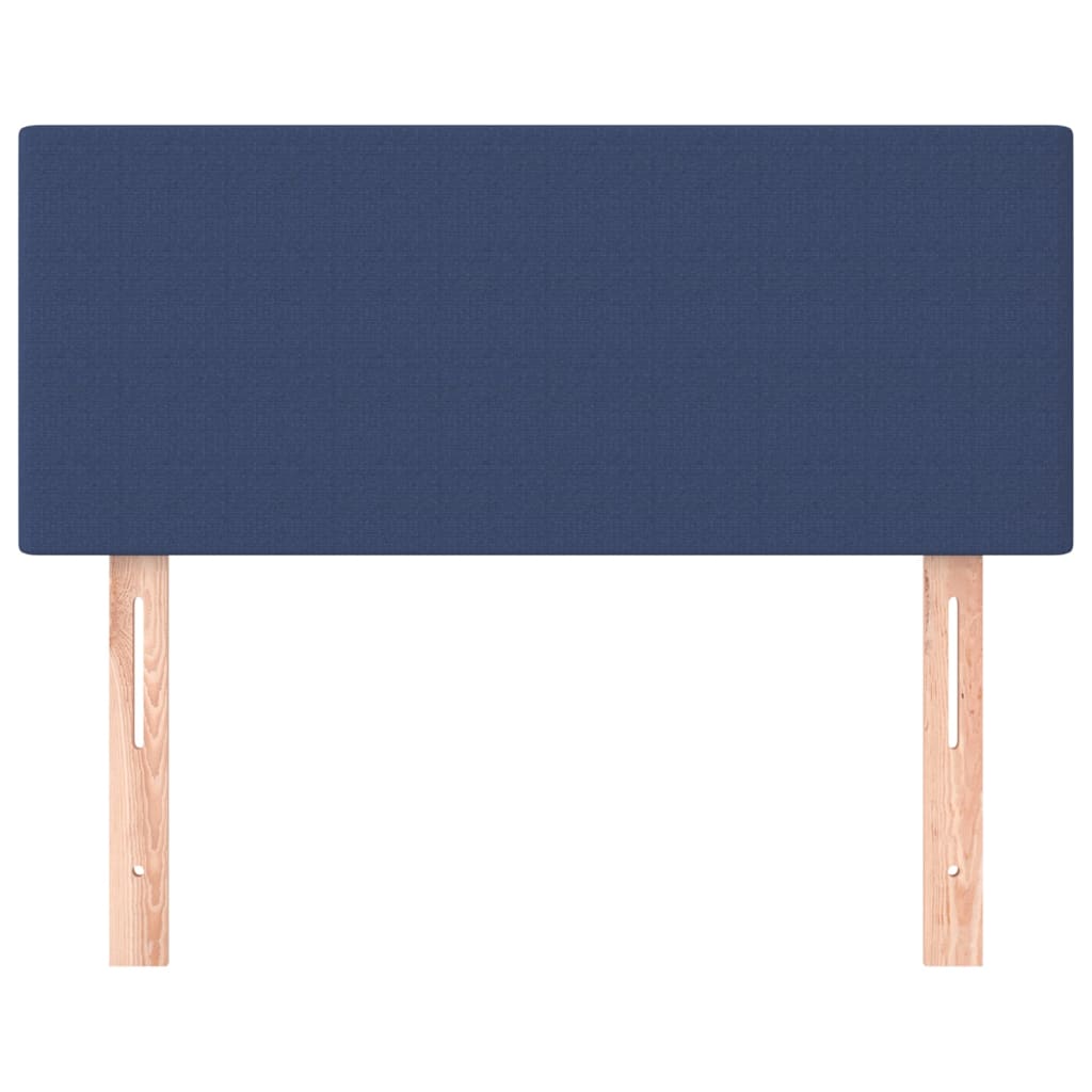 Cabeceira de cama tecido 100x5x78/88 cm azul