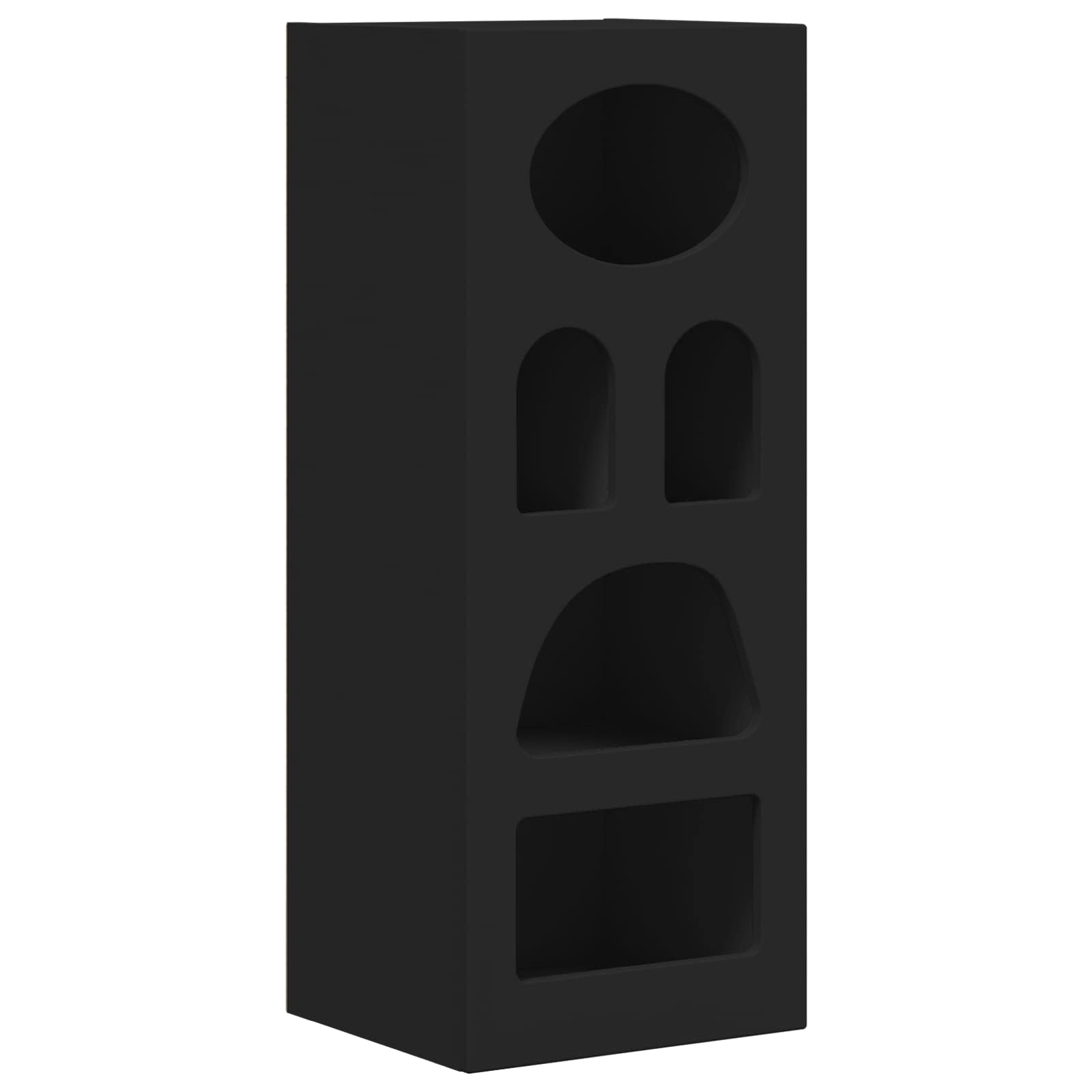 Buffet elst preto 40 x 35 x 100,5 cm derivados de madeira