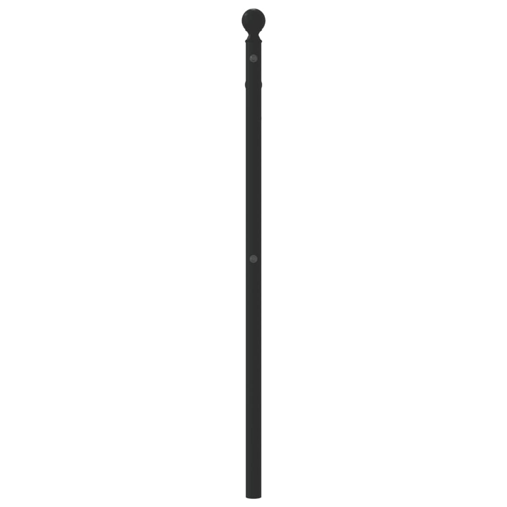 Cabeceira de substituição 107 cm metal preto