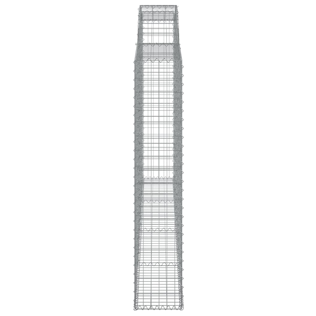 Cesto gabião arqueado 300x30x160/180 cm ferro galvanizado