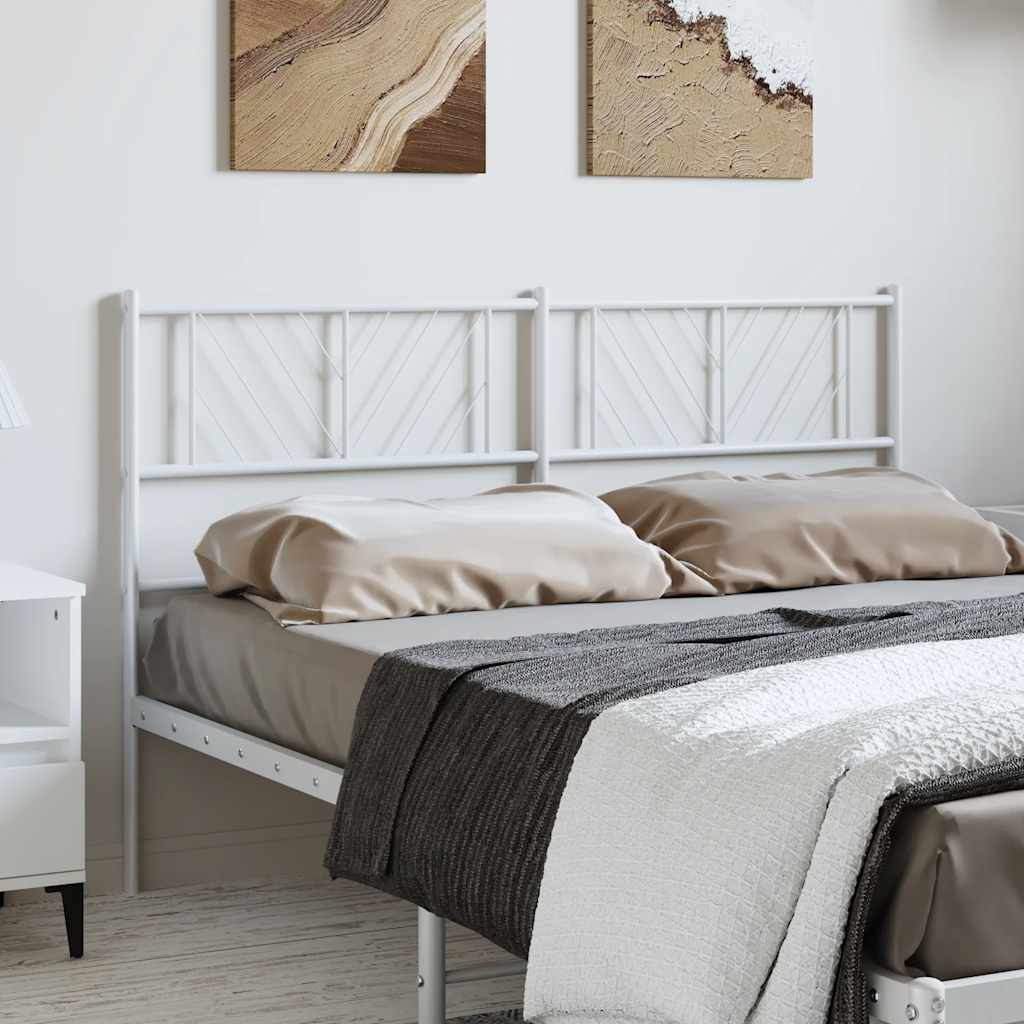Cabeceira de substituição 150 cm metal branco