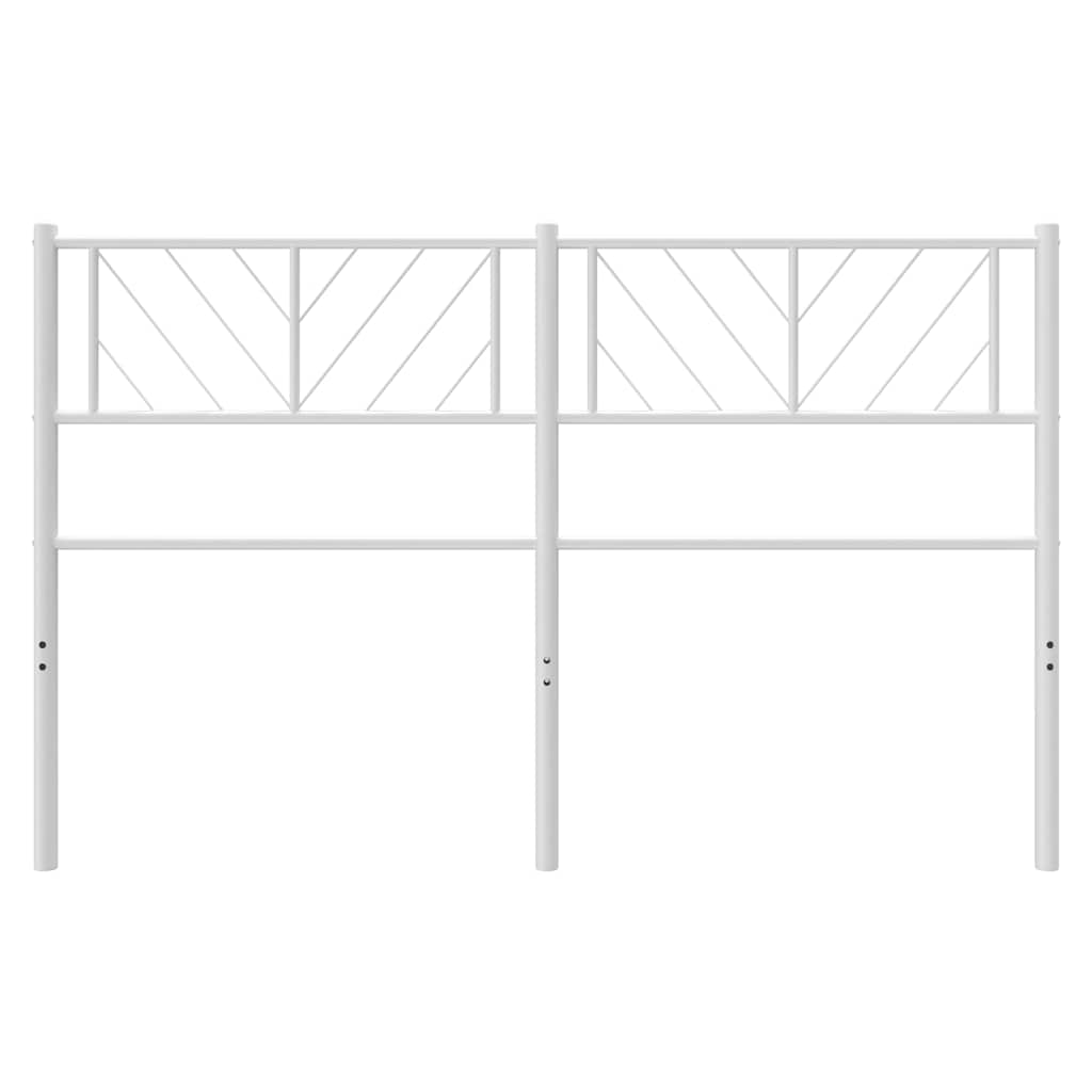 Cabeceira de substituição 150 cm metal branco