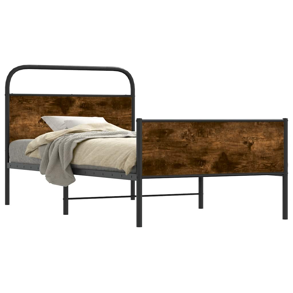 Estrutura cama s/ colchão derivados de madeira carvalho sonoma