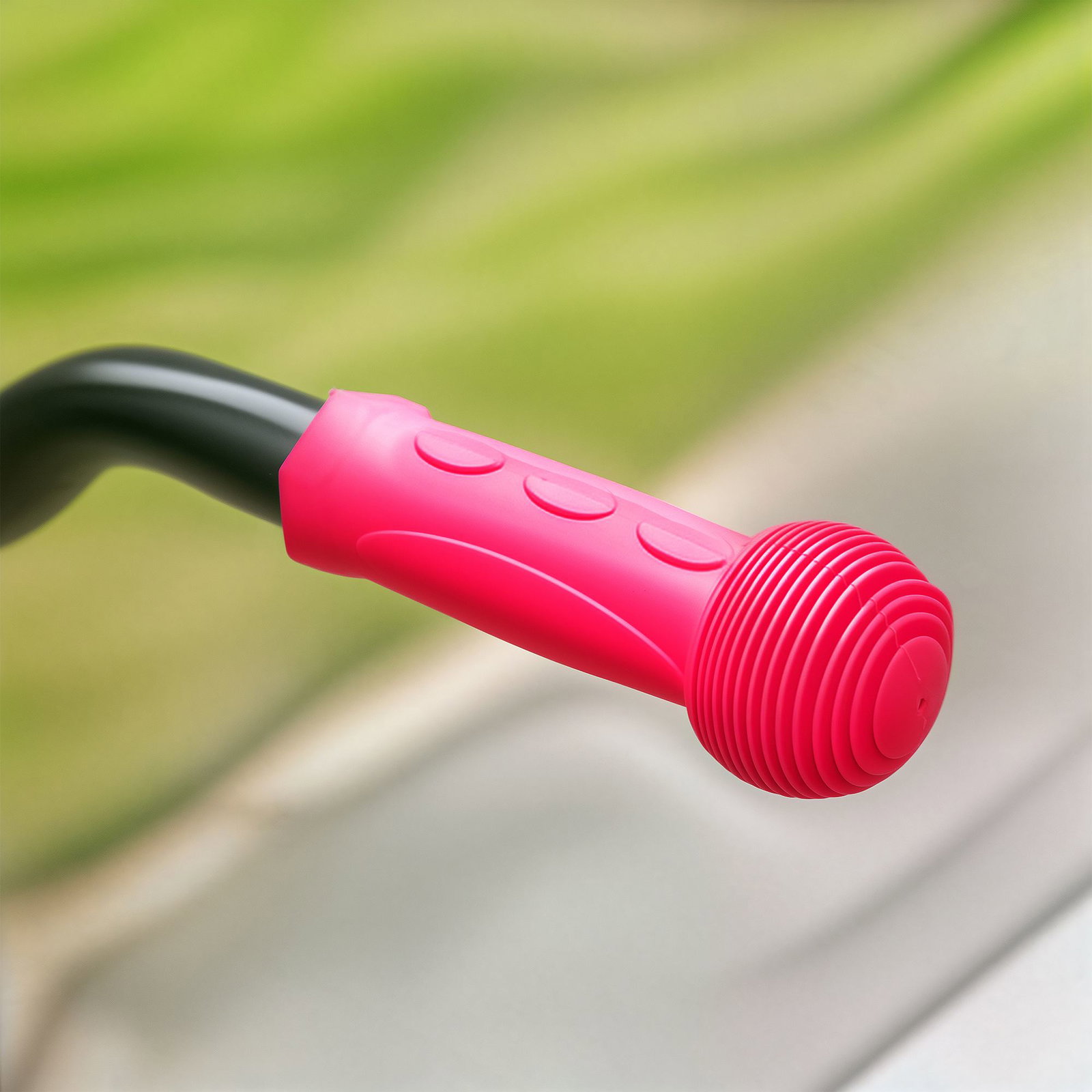 Trotinete elétrica dobrável para crianças 120 w autonomia 6 km e máximo 10 km/h com travão luzes LED 74x52x83-87 cm vermelho
