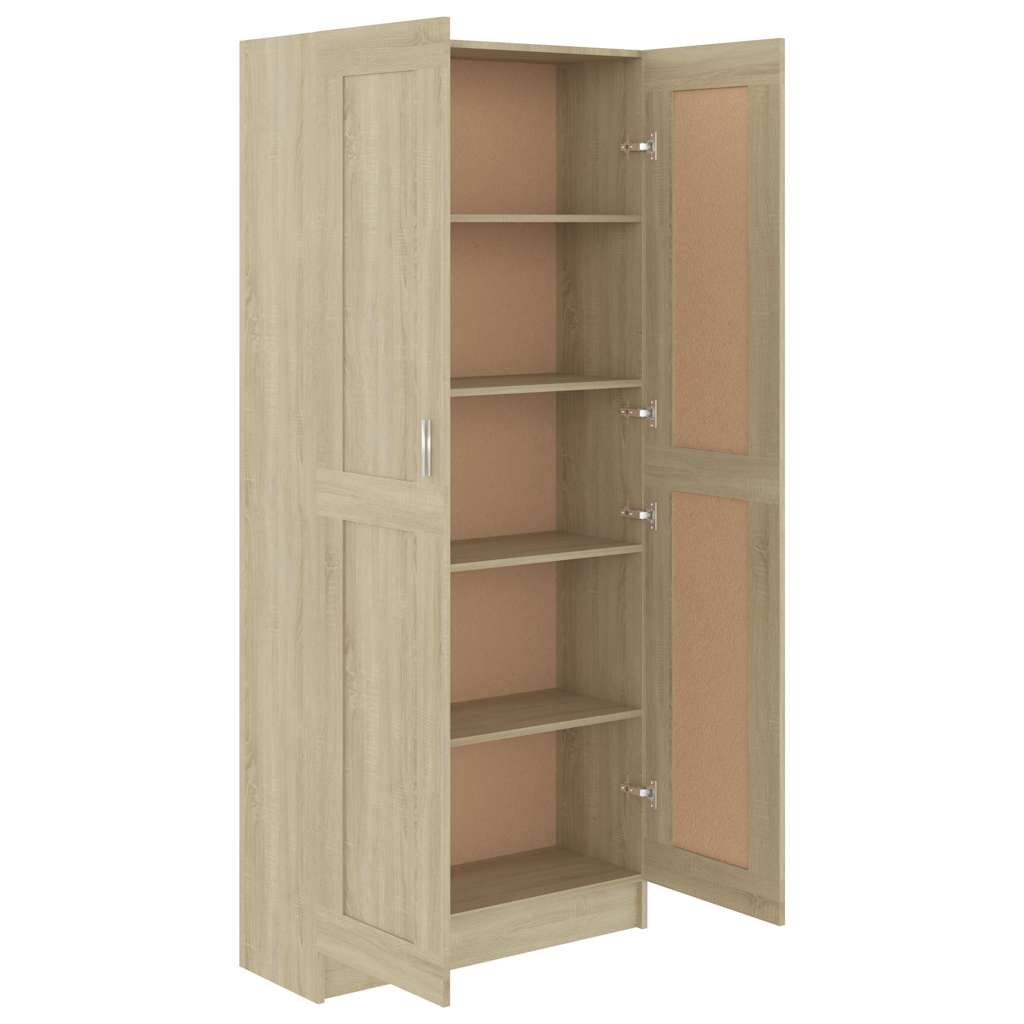Estante 82,5x30,5x185,5 cm derivados de madeira carvalho sonoma