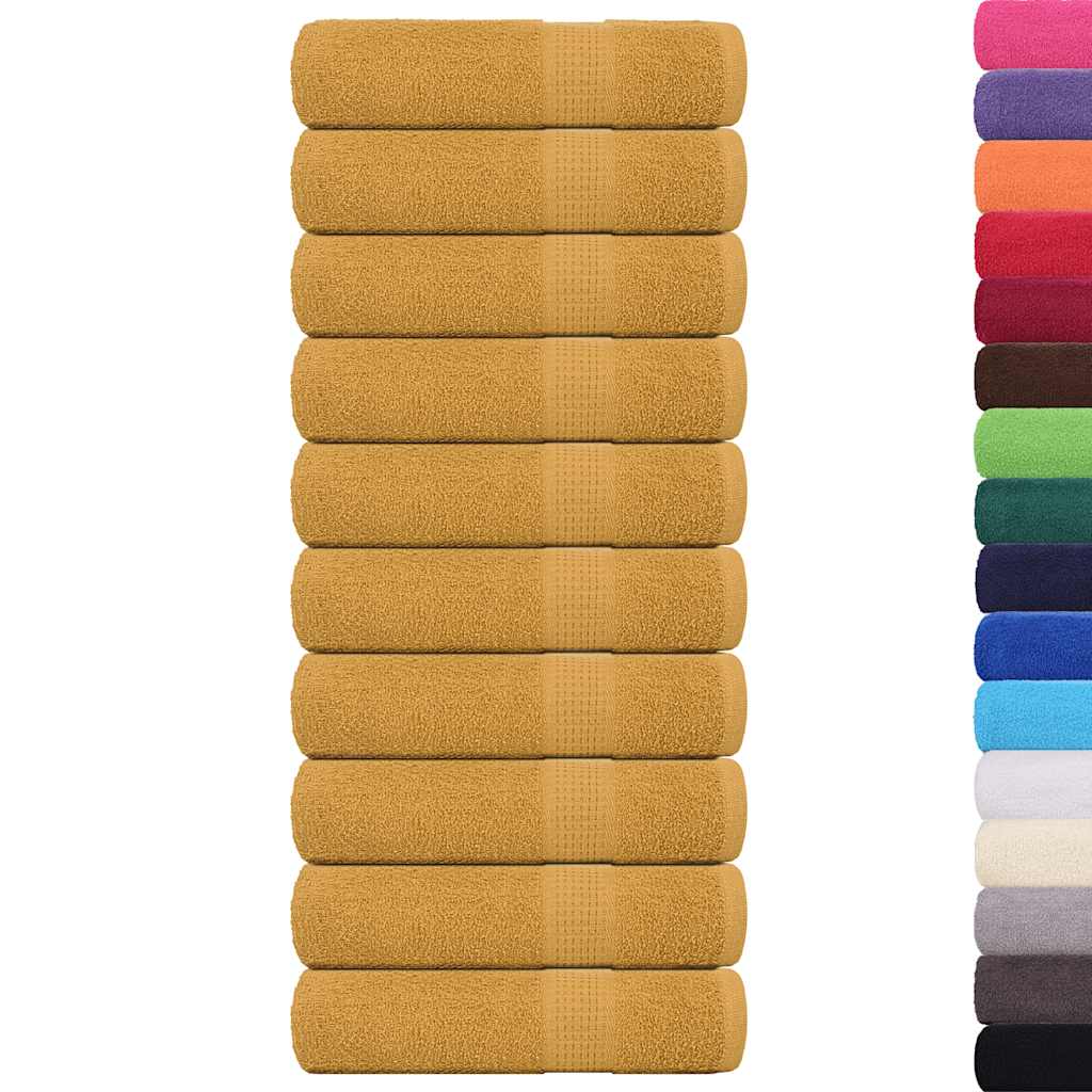 Toalhas de banho frogn 10 pcs 100x150cm 360 g/m² vermelho