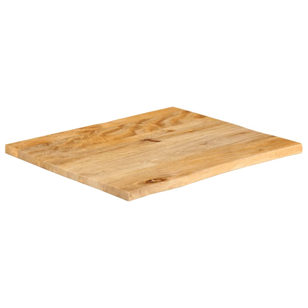 Tampo de mesa c/ borda viva 80x80x3,8 cm mangueira maciça