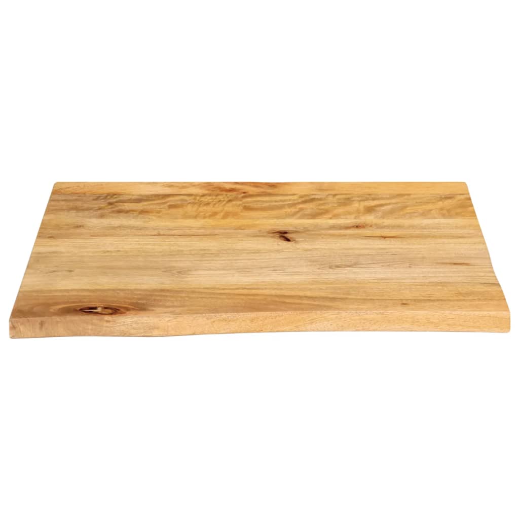 Tampo de mesa c/ borda viva 80x80x3,8 cm mangueira maciça