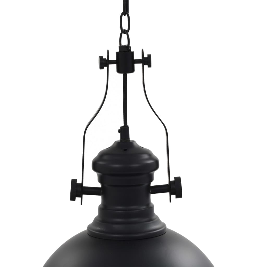 Candeeiro de teto redondo e27 preto