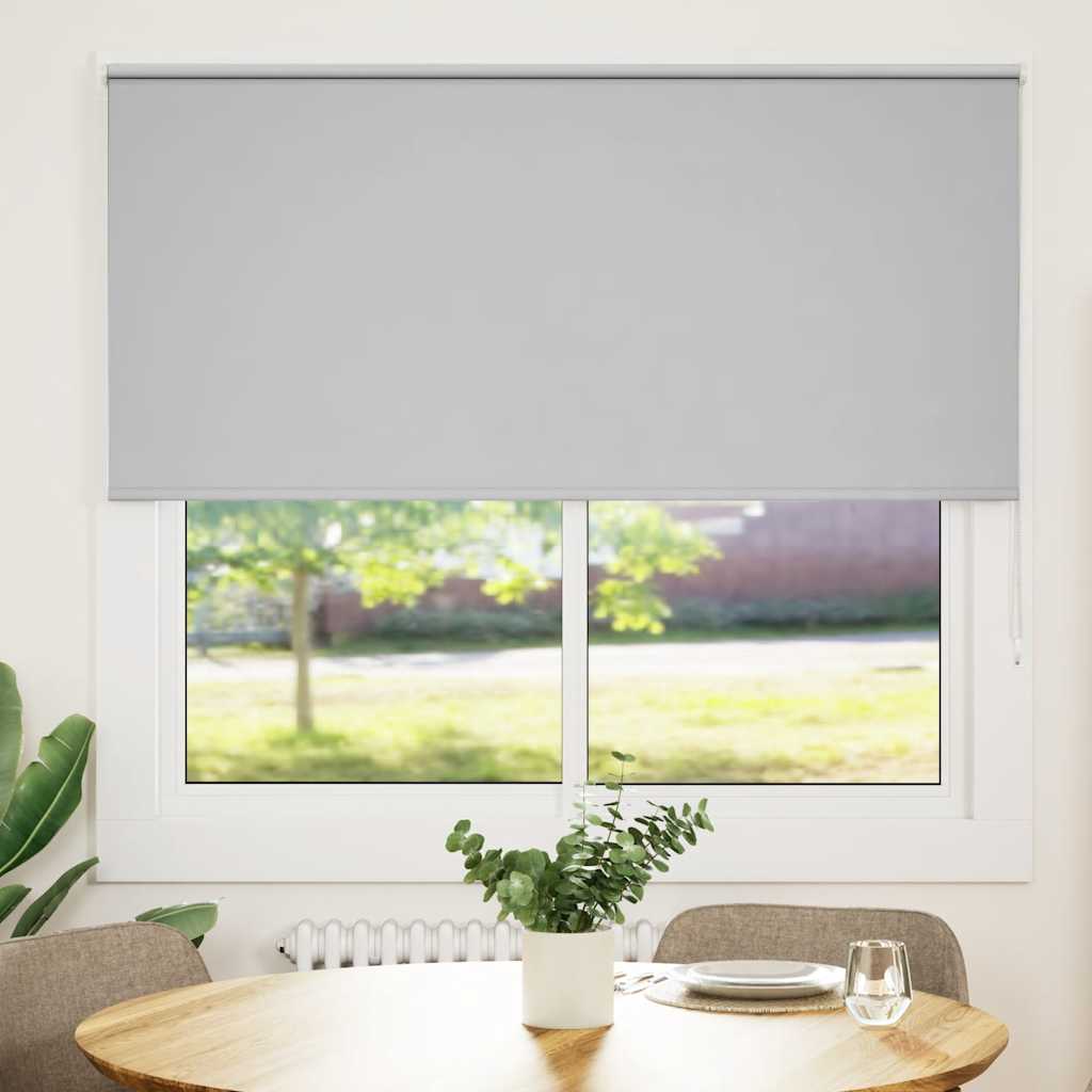 Persiana de enrolar 145x130 cm largura tecido 141,6cm poliéster