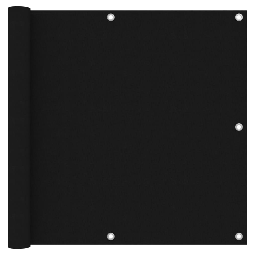 Tela de varanda 90x500 cm tecido oxford preto