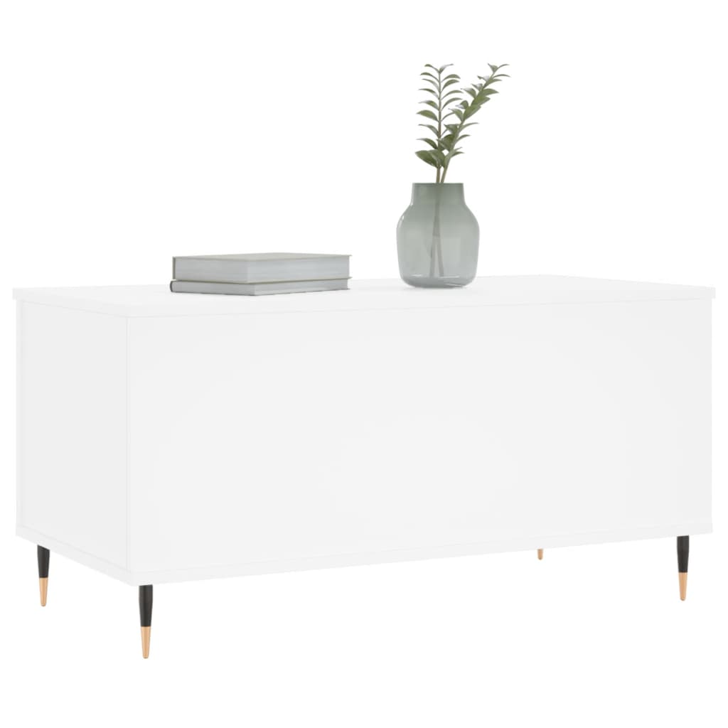 Mesa de centro 90x44,5x45 cm derivados de madeira branco
