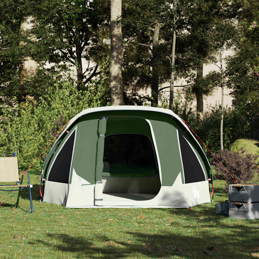Tenda de campismo cabana para 4 pessoas impermeável verde