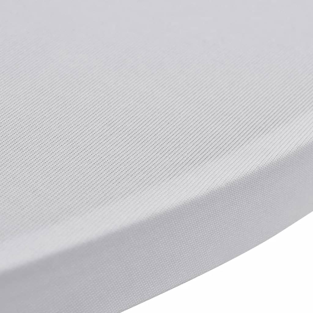 Cobertura de mesa, elástico, em branco, 2 peças ø60